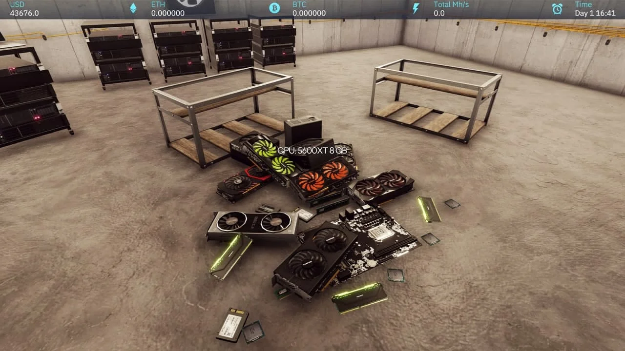 "Crypto Mining Simulator" launches on Steam