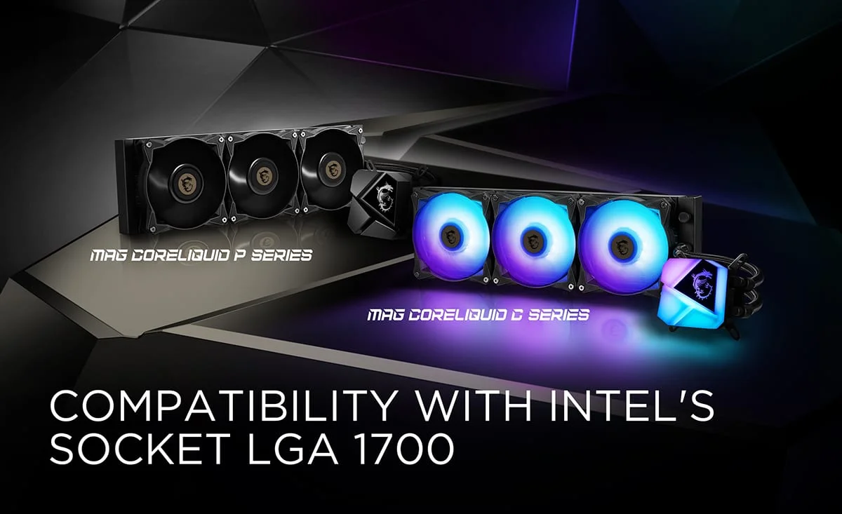 MSI unveils MAG Coreliquid C and P AIOs with full LGA1700 compatibility