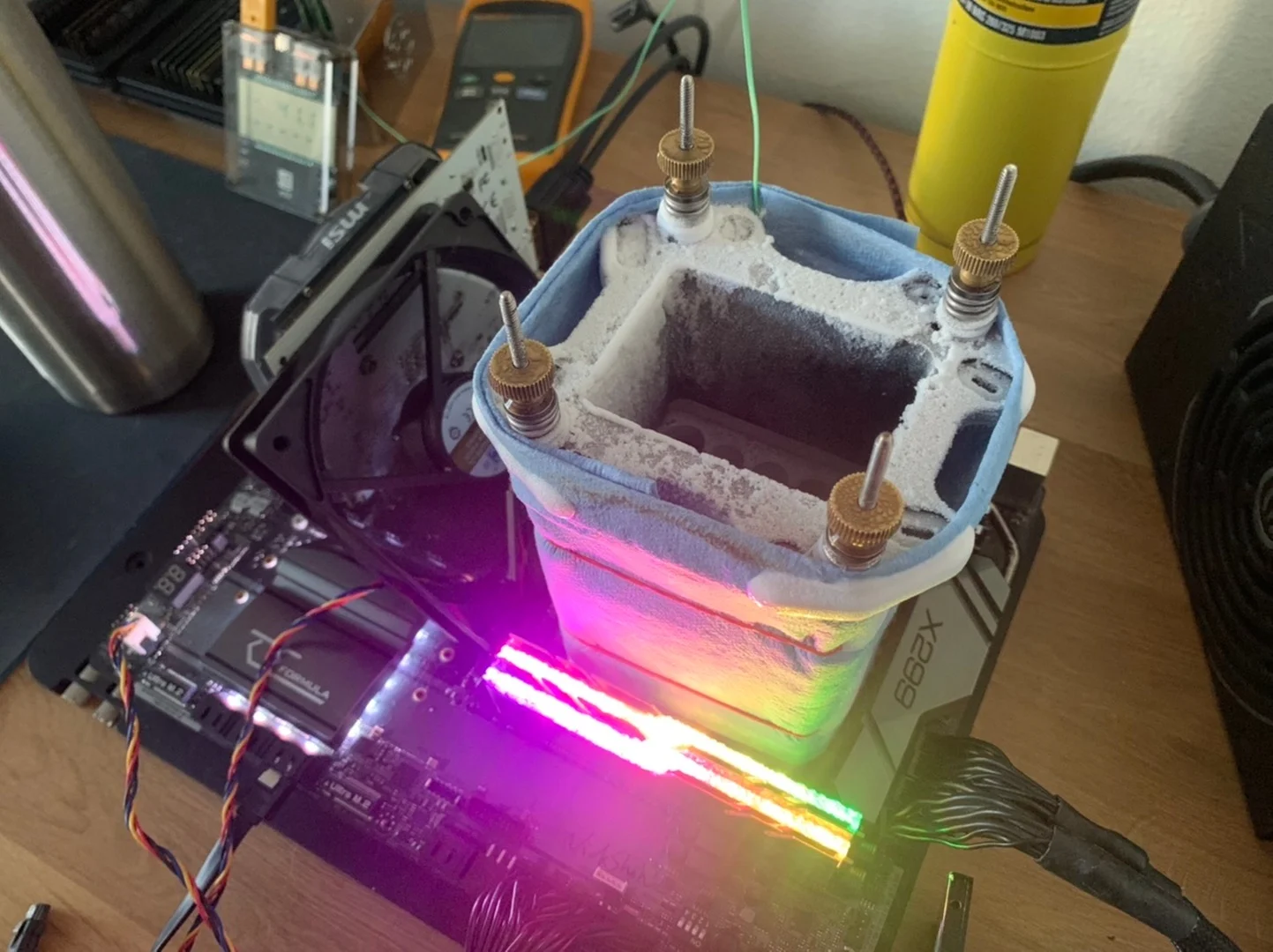 Core i9-10900X overclocked to 5398 MHz