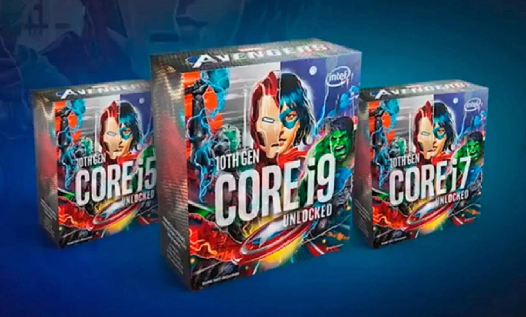 Intel and Marvel unveil exclusive 10th-gen Core "Avengers Collector's Edition" processors