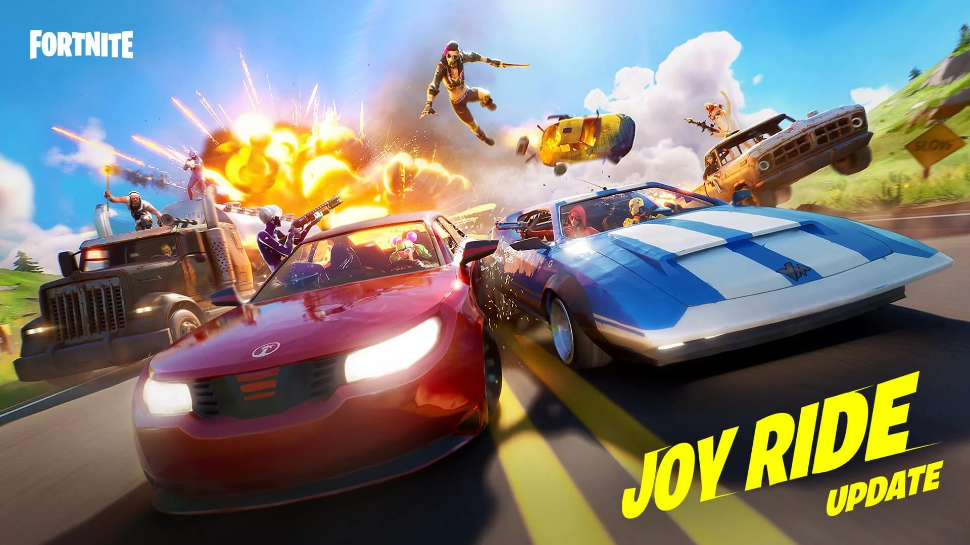 Joy Ride update brings drivable cars to Fortnite