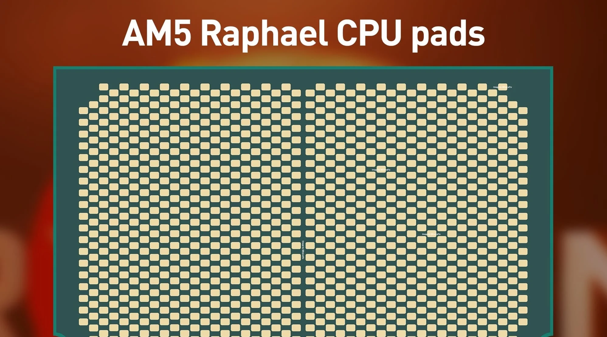 Render of AMD Zen4 'Raphael' processor for AM5 LGA1718 socket leaks online
