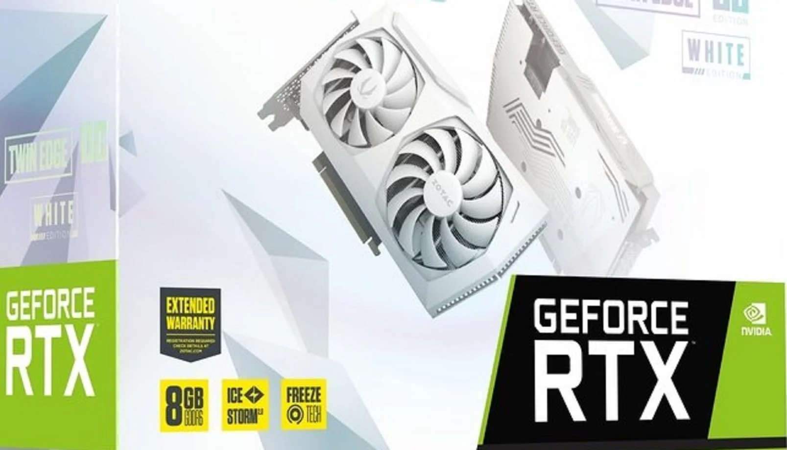 ZOTAC unveils white GeForce RTX 3070 Twin Edge White Edition graphics card