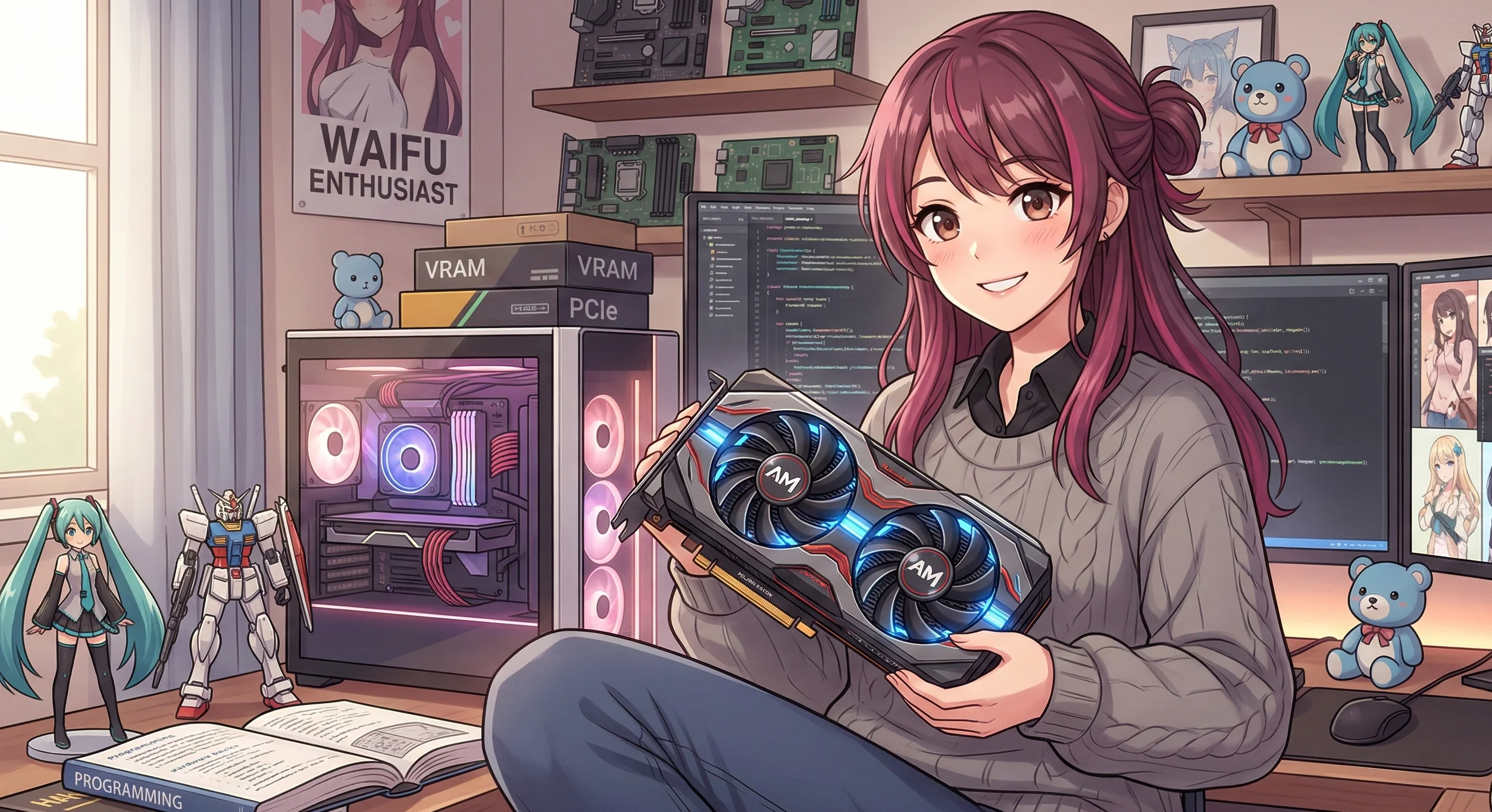 Local waifu on AMD Polaris: Running AI on an RX 470 when ROCm is dead